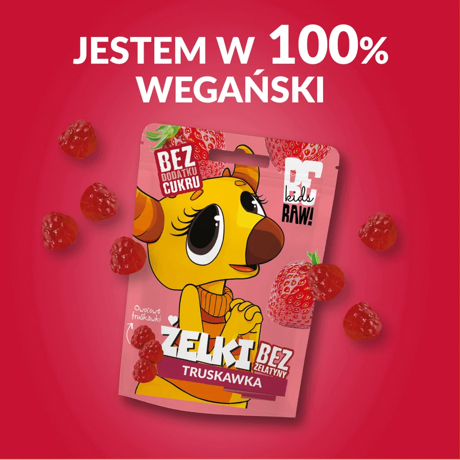 BeRAW! Kids, эльки, клубника, без добавления сахара, 35 г: цены и характеристики