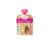 Пюре из яблок, черники и клубники, 90 г, Babybio