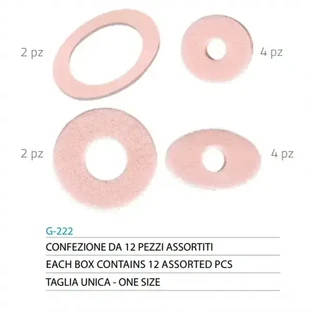 Защита для банного коврика G222 Mix, 12 штук, Orione