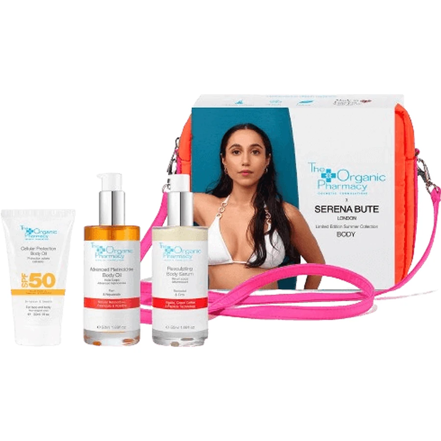 The Organic Pharmacy x Serena Bute Orange Body Set - крем для кожи головы + масло для тела + крем для тела: цены и характеристики