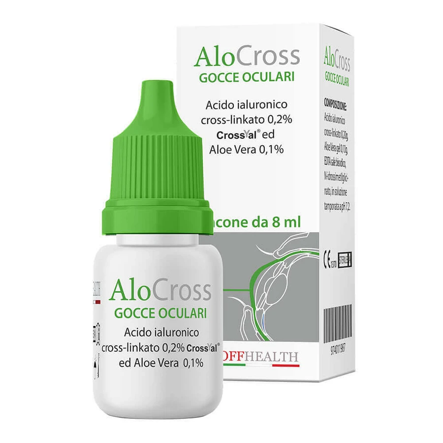 Капли для глаз Off Italia Alocross, увлажняющие, 8 мл: цены и характеристики