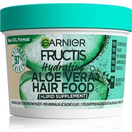 Garnier Fructis Hair Food Зволожуюча маска з алое вера для нормального та сухого волосся, 400 мл 1×400 мл, маска для волосся: ціни та характеристики