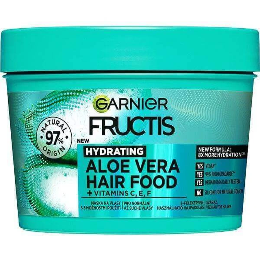 Garnier Fructis Hair Food Зволожуюча маска з алое вера для нормального та сухого волосся, 400 мл 1×400 мл, маска для волосся: ціни та характеристики