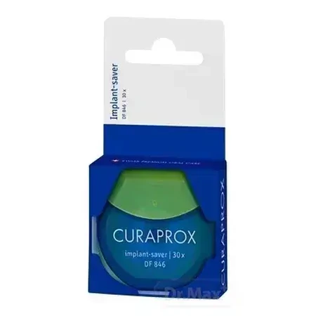 Зубна нитка CURAPROX DF 846 для чищення імплантатів (30x) 1×1 шт, зубна нитка: ціни та характеристики