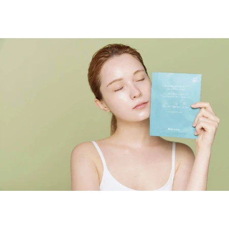 Mizon Cicaluronic Water Fit Mask - Успокаивающая веганская маска 24 г: цены и характеристики