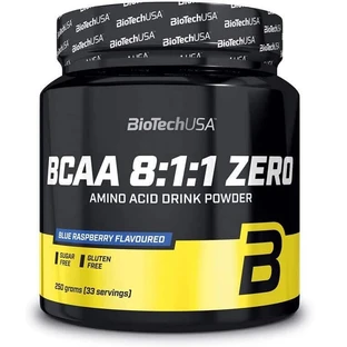 BCAA 8:1:1 Zero Zmeur, 250 г, Biotech USA