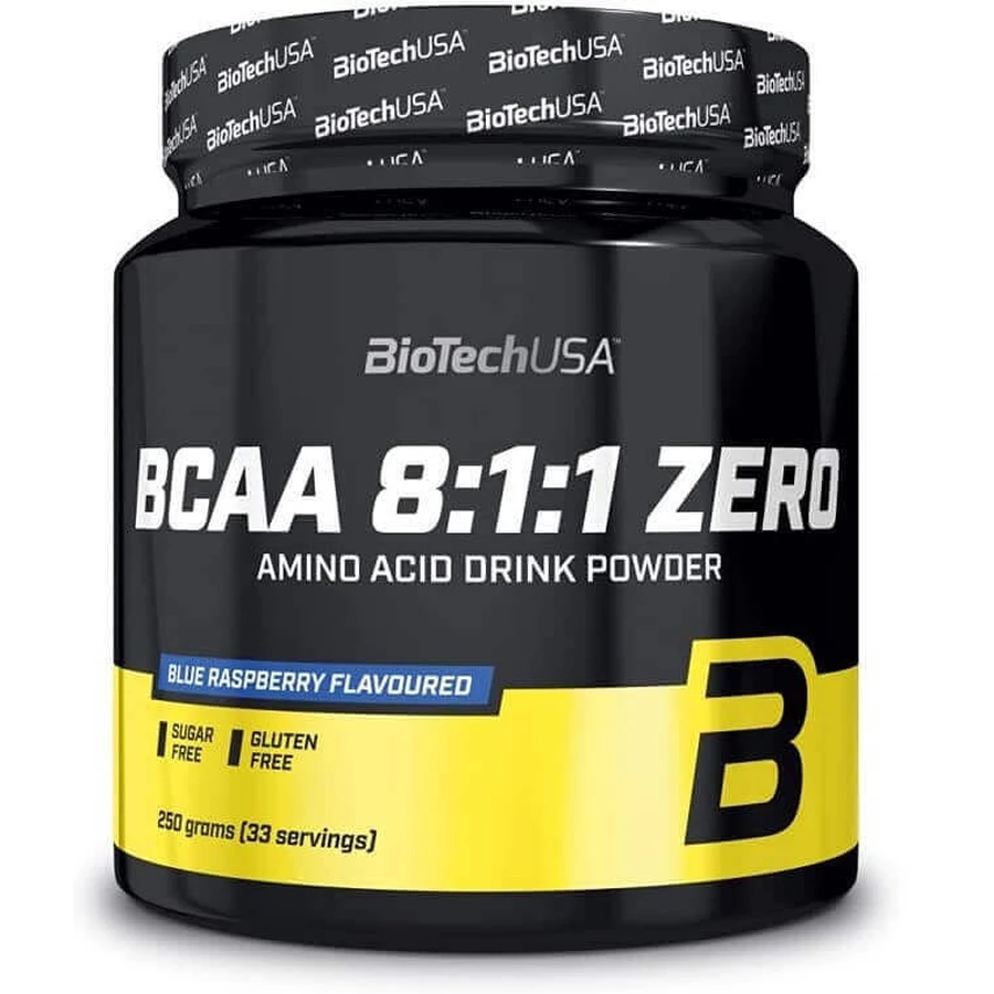 BCAA 8:1:1 Zero Zmeur, 250 г, Biotech USA: ціни та характеристики