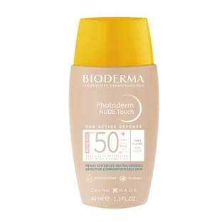 Bioderma Photoderm Photoderm Nude Touch Минеральный флюид с SPF50+ Очень светлый, 40 мл