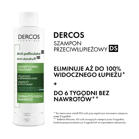 Vichy Dercos Шампунь против перхоти для нормальных волос, 390 мл: цены и характеристики