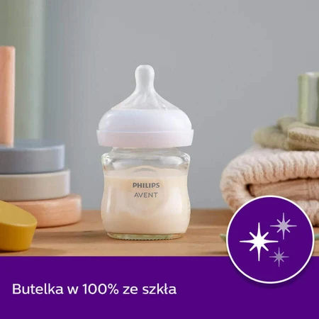 Avent Natural Response, стеклянная бутылочка с реагирующей соской, поток 2, SCY930/01, с рождения, 120 мл: цены и характеристики
