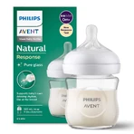 Avent Natural Response, стеклянная бутылочка с реагирующей соской, поток 2, SCY930/01, с рождения, 120 мл: цены и характеристики
