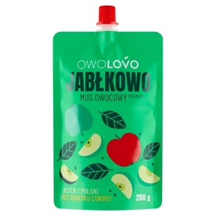 Фруктовий мус Owolovo Jabkowo Premium в тубі, 200 г
