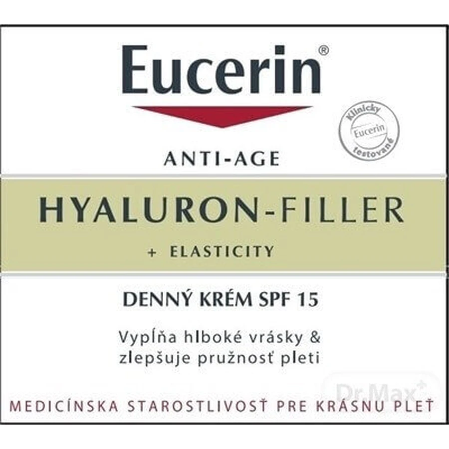 Денний крем Eucerin HYALURON-FILLER+ELASTICITY 1×50 мл, що заповнює глибокі зморшки: ціни та характеристики