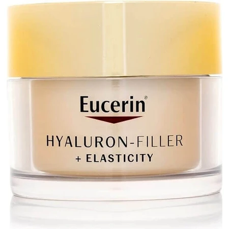 Денний крем Eucerin HYALURON-FILLER+ELASTICITY 1×50 мл, що заповнює глибокі зморшки: ціни та характеристики