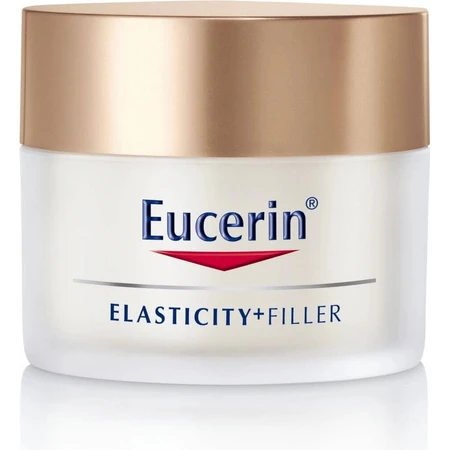 Денний крем Eucerin HYALURON-FILLER+ELASTICITY 1×50 мл, що заповнює глибокі зморшки: ціни та характеристики