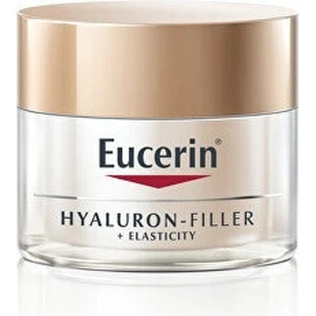 Денний крем Eucerin HYALURON-FILLER+ELASTICITY 1×50 мл, що заповнює глибокі зморшки: ціни та характеристики
