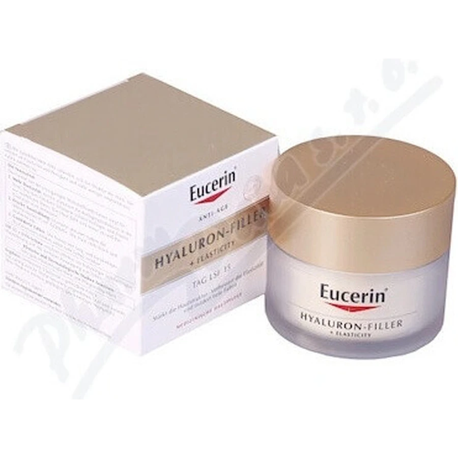 Денний крем Eucerin HYALURON-FILLER+ELASTICITY 1×50 мл, що заповнює глибокі зморшки: ціни та характеристики