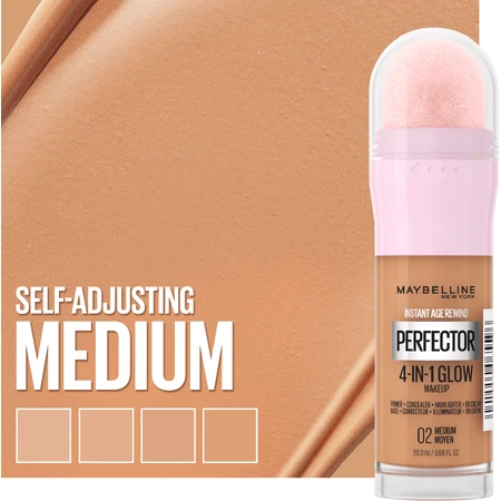 Maybelline New York Instant Perfector 4-в-1 Glow 02 Medium Highlighting Make-Up 20 мл: ціни та характеристики