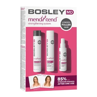 BosleyMD MendxTend Kit Шампунь с воском 150 мл + Кондиционер с воском 150 мл + Спрей для ухода за кожей 100 мл