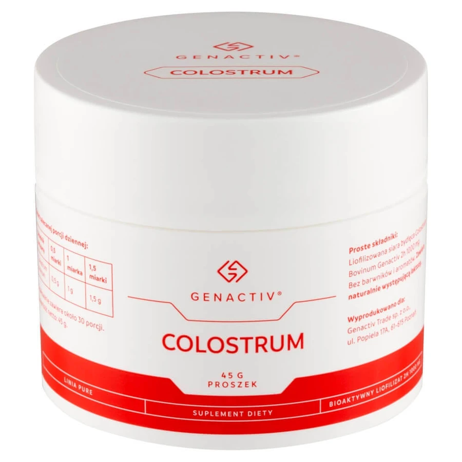 Порошок Colostrum Genactiv, 45 г: ціни та характеристики