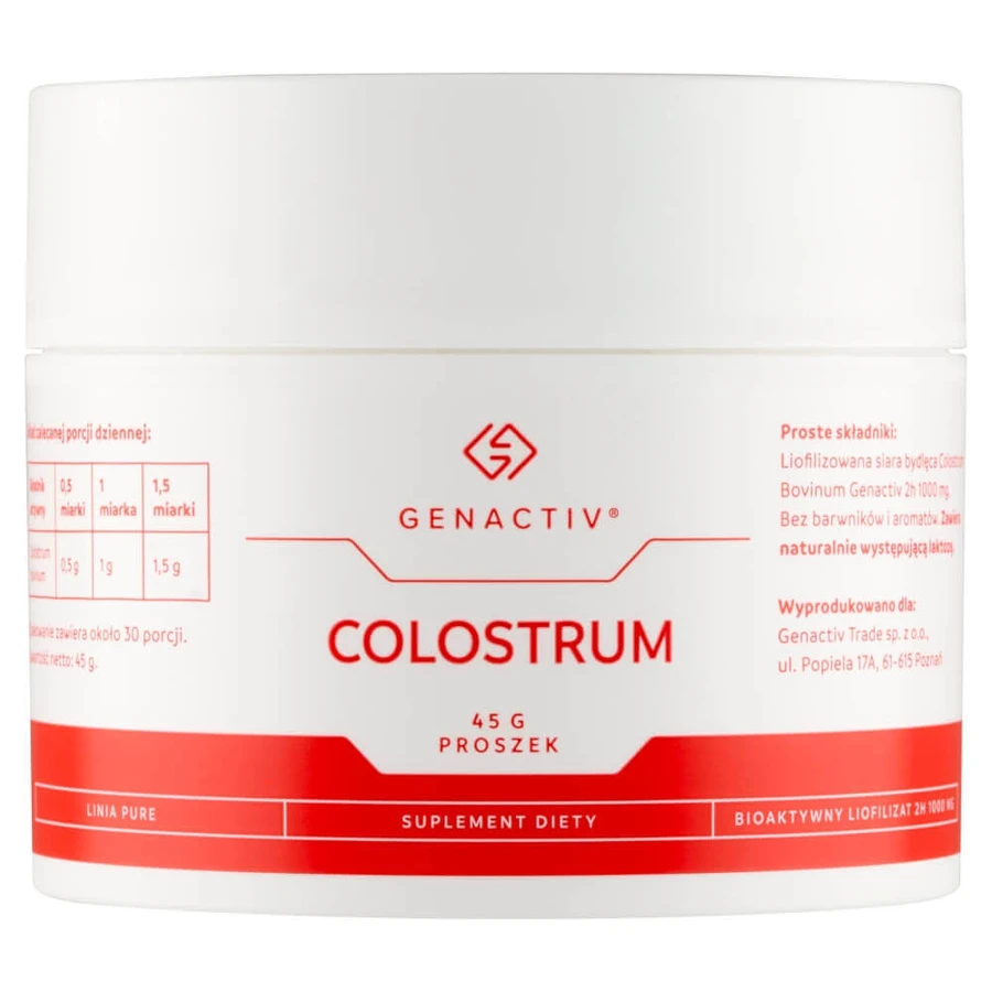 Порошок Colostrum Genactiv, 45 г: ціни та характеристики