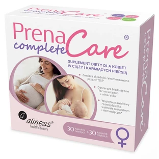 Aliness PrenaCare Complete для беременных и кормящих женщин, 30 твердых капсул + 30 микрокапсул