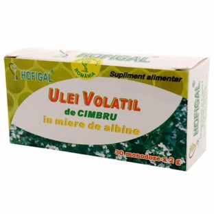 Ефірна олія чебрецю в меді, 30 разових доз, Hofigal