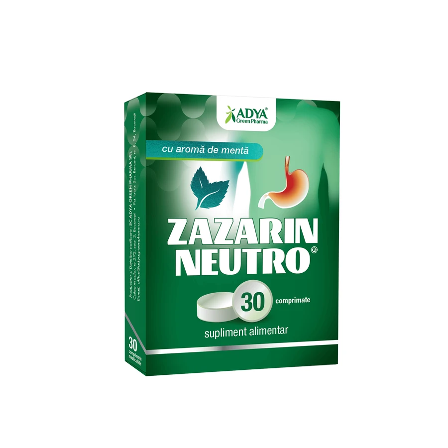 Zazarin Neutral Mint x 30cpr щогла Adya Green: ціни та характеристики