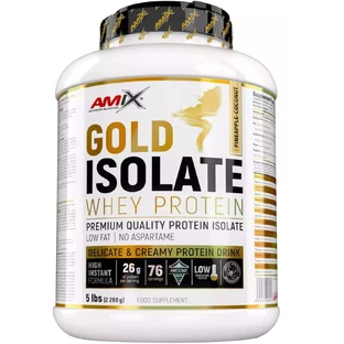 Ізолят сироваткового протеїну Amix Gold, ананасово-кокосовий мус 2280 г