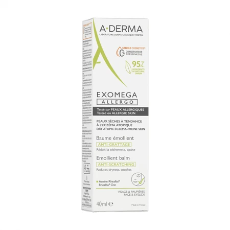 A-Derma Exomega Экзомега Allergo DEFI Стерильный смягчающий кондиционер, 40 мл: цены и характеристики