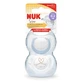 Силіконова соска Star Blue, 2 штуки, 0-2 місяці, Nuk