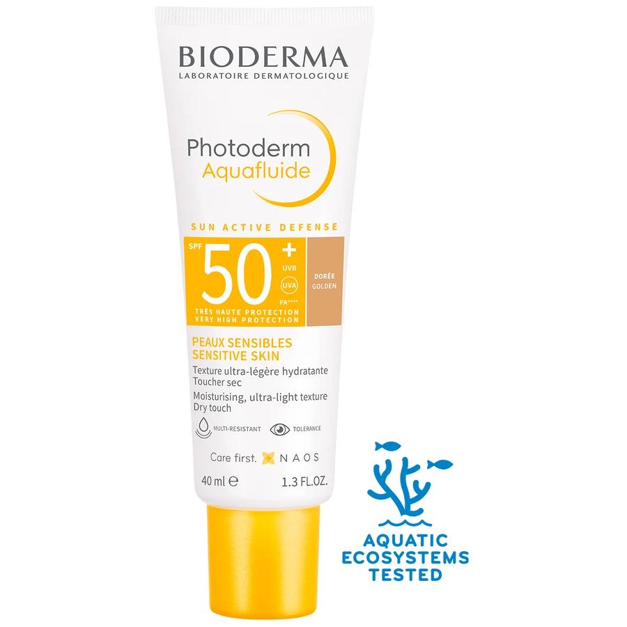 Bioderma Photoderm Aquafluide Флюїд для нормальної шкіри ультралегкий темний SPF 50+, 40 мл: ціни та характеристики