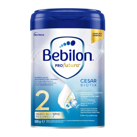 Bebilon Profutura CesarBiotik 2, последующее молоко, после 6 месяцев, 800 г : цены и характеристики