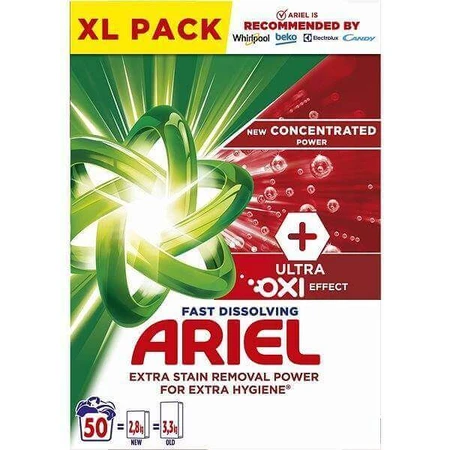 Ariel Dust 2,75 кг / 50PD Ultra Oxi Effect 1×2,75 кг порошка: цены и характеристики