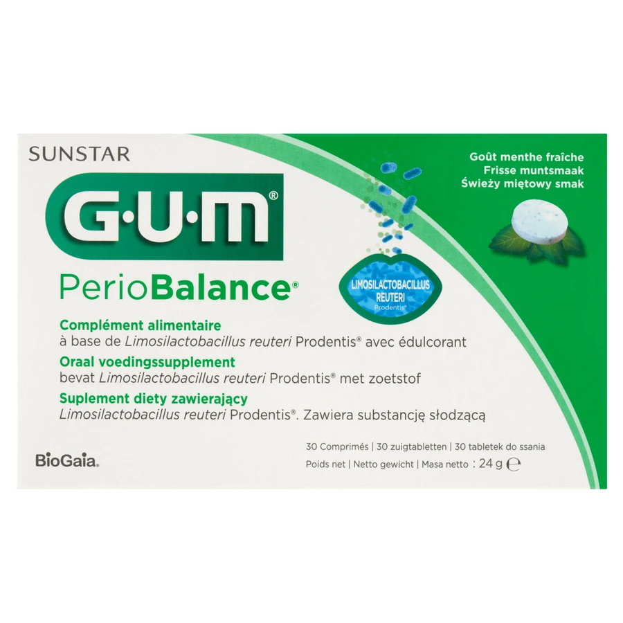 Жуйка Sunstar, PerioBalance, 30 пастилок: ціни та характеристики