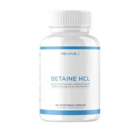 Бетаїн HCL, 180 капсул, Revive: ціни та характеристики