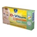 D-Vitum 600 МЕ, витамин D, DHA, 30 капсул