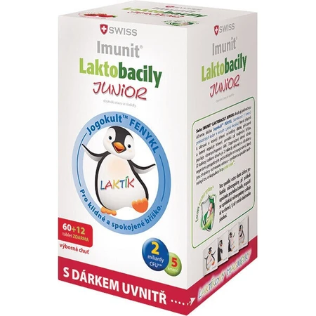 SWISS Lactobacilli JUNIOR Immunit + витамин D3 60+12 табл.+ подарок 1×72 табл, витамины: цены и характеристики