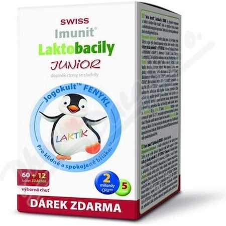 SWISS Lactobacilli JUNIOR Immunit + витамин D3 60+12 табл.+ подарок 1×72 табл, витамины: цены и характеристики