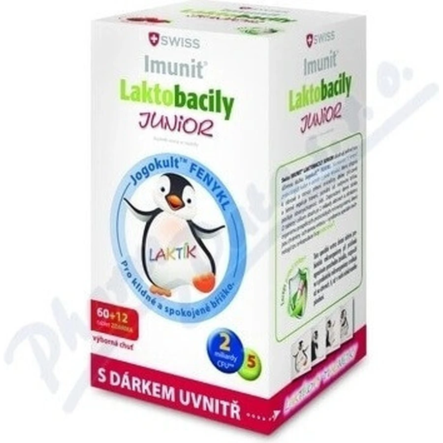 SWISS Lactobacilli JUNIOR Immunit + витамин D3 60+12 табл.+ подарок 1×72 табл, витамины: цены и характеристики