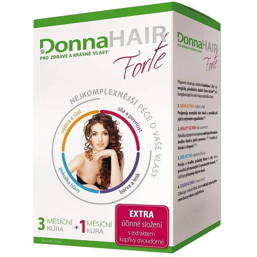 Donna Hair Forte 4 месяца лечения 120 капсул: цены и характеристики