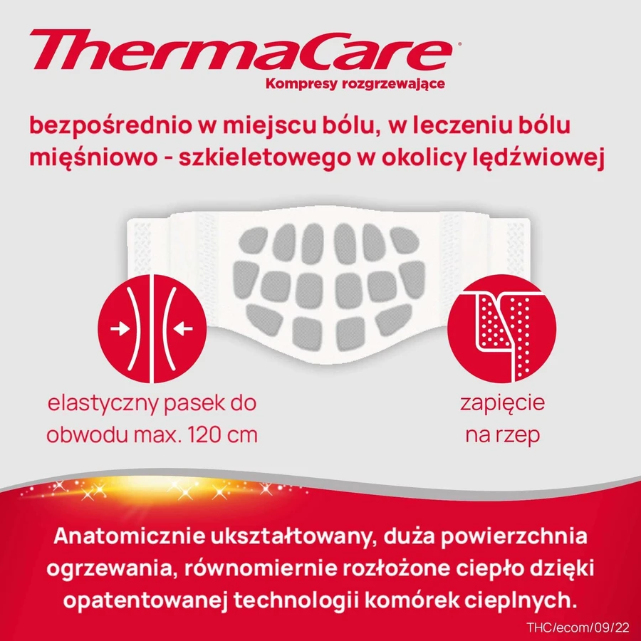 ThermaCare, согревающие компрессы для спины и бедер, 4 штуки ДЕФЕКТИРОВАННАЯ УПАКОВКА: цены и характеристики