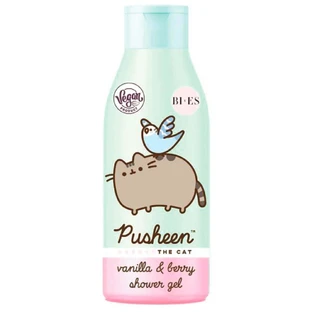 Гель для душу з ароматом ванілі та ягід, 400 мл, Pusheen