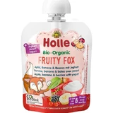 Органічне пюре Holle Fruity Fox з яблук, бананів та ягід з йогуртом, 85 г