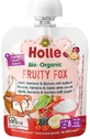 Органічне пюре Holle Fruity Fox з яблук, бананів та ягід з йогуртом, 85 г