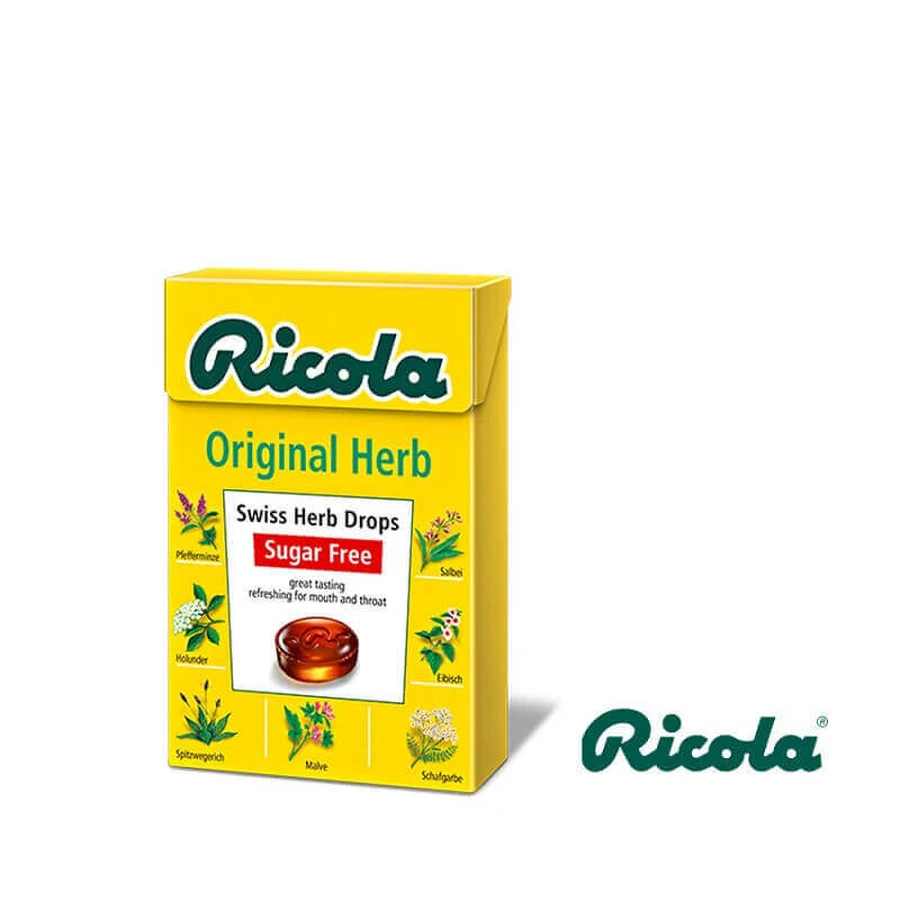 Травяные капли с оригинальным травяным вкусом, 40 г, Ricola: цены и характеристики