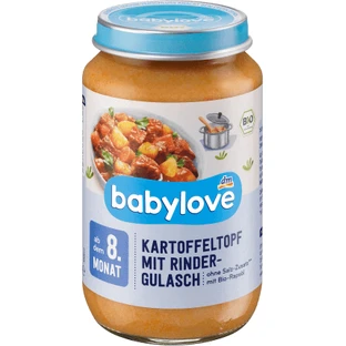 Картопляне меню Babylove з гуляшем vit 8+, 220 г