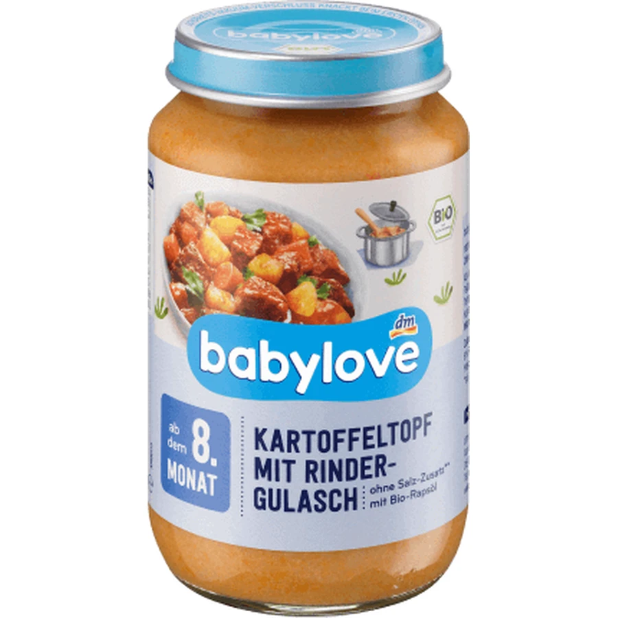Картопляне меню Babylove з гуляшем vit 8+, 220 г: ціни та характеристики