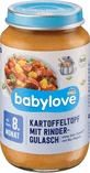 Babylove Картофельное меню с гуляшом vit 8+, 220 г