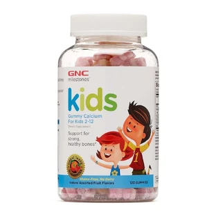 Кальций для детей 2-12 лет Kids Milestones (102721), 120 жевательных драже, GNC